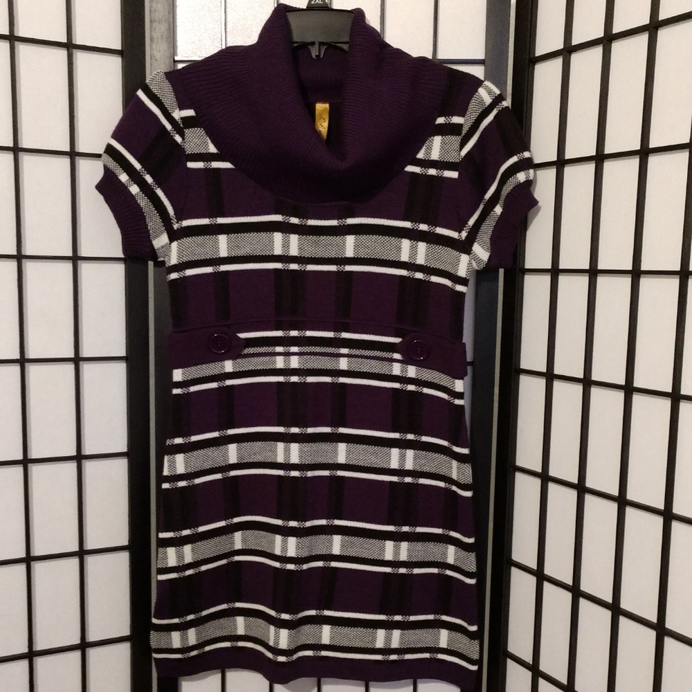 Tunic Cowl Neck Sweater Dress/Tunic sz Small